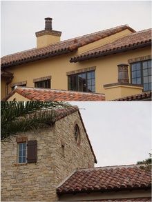 Selection of tile roofing