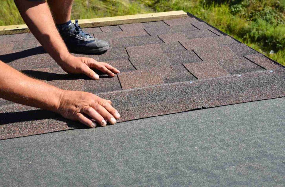 A Roofing Expert placing Asphalt Shingle Roofing in Orlando, FL